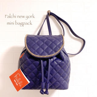 ファルチニューヨーク(falchi New York)の【Falchi new york】新品 キルティングミニリュック ヴィンテージ(リュック/バックパック)