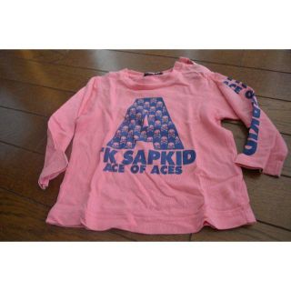 ティーケー(TK)の80㎝　T.K.SAPKID　長袖　ピンク(シャツ/カットソー)