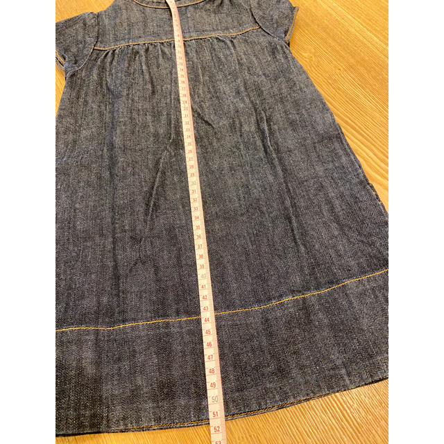 babyGAP(ベビーギャップ)のGAP デニムワンピース 100 キッズ/ベビー/マタニティのキッズ服女の子用(90cm~)(ワンピース)の商品写真