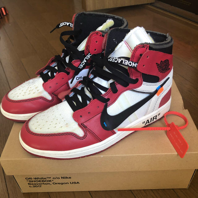 新しいコレクション OFF-WHITE - offwhite nike the10 airjordan1 chicago スニーカー 新しいコレクション OFF-WHITE - offwhite nike the10 airjordan1 chicago スニーカー