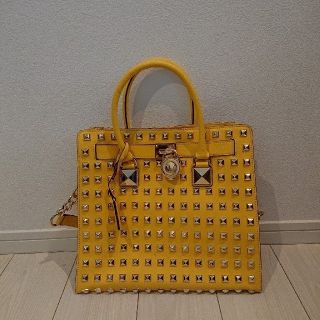 マイケルコース(Michael Kors)のMICHAEL KORSハミルトンスタッズ レザー トートバッグ

 (ハンドバッグ)