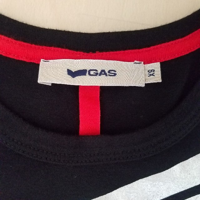 GAS(ガス)のロゴティーシャツ HONDA GAS 黒　半袖 レディースのトップス(Tシャツ(半袖/袖なし))の商品写真