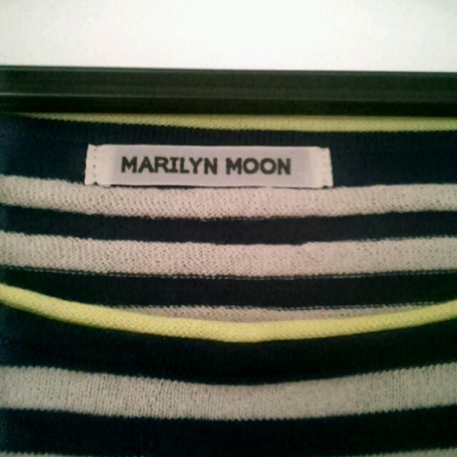 MARILYN MOON(マリリンムーン)のMARILYN MOONボーダーワンピ レディースのワンピース(ミニワンピース)の商品写真