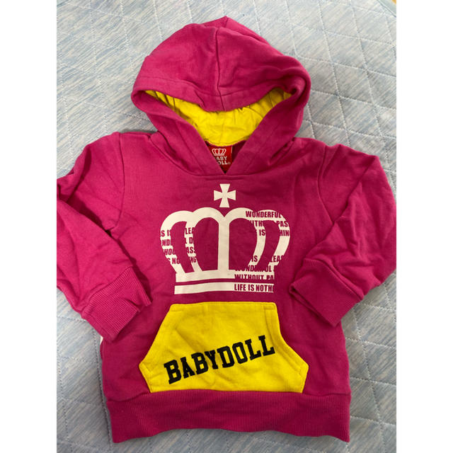 BABYDOLL(ベビードール)のBABYDOLL 80cmパーカー キッズ/ベビー/マタニティのベビー服(~85cm)(トレーナー)の商品写真