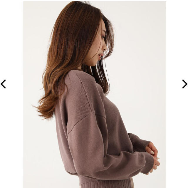 rienda(リエンダ)の★リエンダ大人気完売商品新作 Crew Neck Short Knit CD★ レディースのトップス(カーディガン)の商品写真