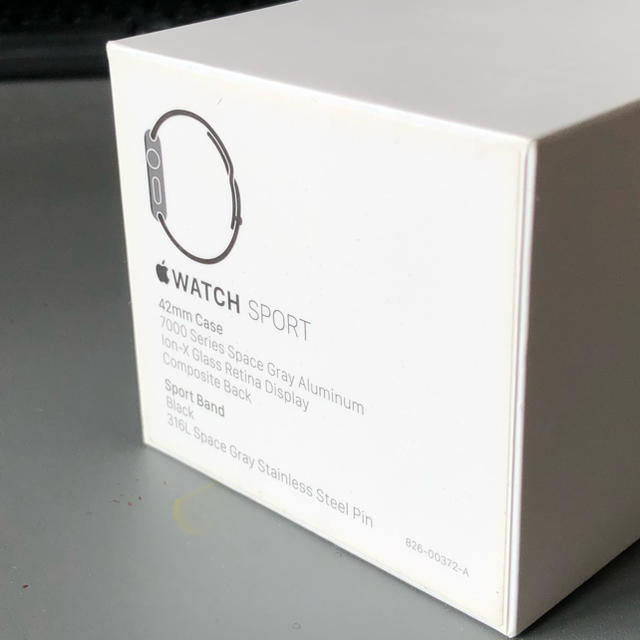 Apple watch 初代 42mm スペースグレー アルミニウム 1