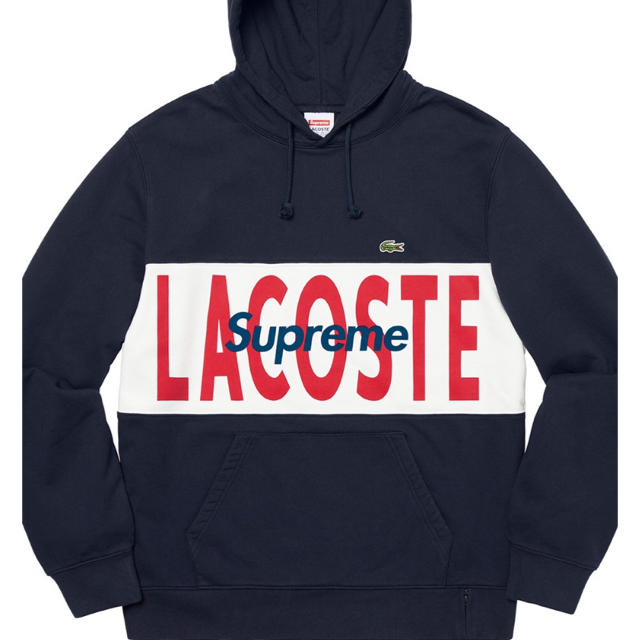 supreme lacoste S navy