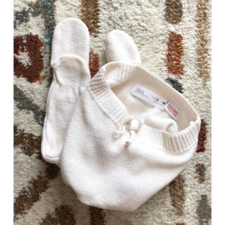 ザラ(ZARA)のzara  baby kids 足つきパンツ レギンス ニット(パンツ)