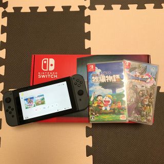 ニンテンドースイッチ(Nintendo Switch)のNINTENDO SWITCH 本体 + ドラクエ11s + のび太の牧場物語(家庭用ゲーム機本体)