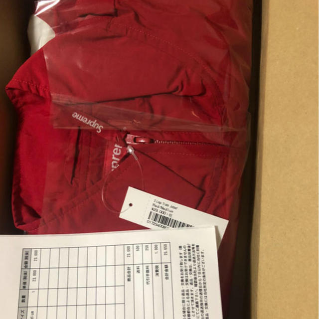 supreme S logo Track Jacket red M