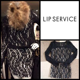 リップサービス(LIP SERVICE)のLIP♡レースボンディングSETUP(ミニワンピース)