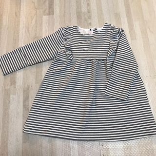 ザラキッズ(ZARA KIDS)のZARA KIDS ボーダーワンピース 80cm(ワンピース)