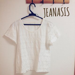 ジーナシス(JEANASIS)のJEANASIS レースTシャツ(Tシャツ(半袖/袖なし))