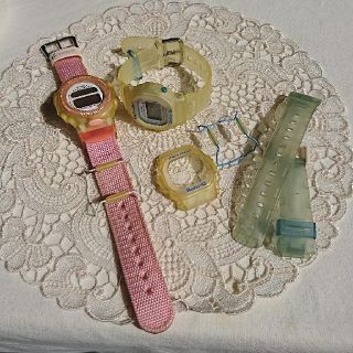 カシオ(CASIO)の☆frmipn様専用☆CASIO  babyG  ピンク/ブルー  2本(腕時計)