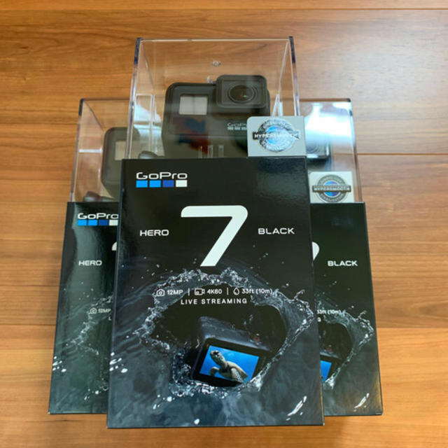 安い GoPro - 新品未開封 GoPro HERO7 Black 3台 CHDHX-701-FW ビデオ ...