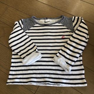 プチバトー(PETIT BATEAU)のプチバトー ボーダーカットソー18m(シャツ/カットソー)