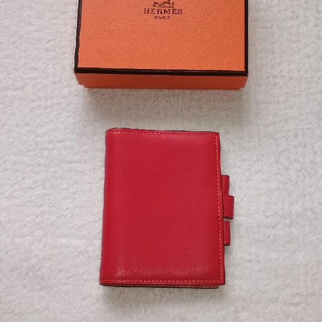 Hermes(エルメス)のエルメス　手帳カバー　赤　中古品 メンズのファッション小物(手帳)の商品写真