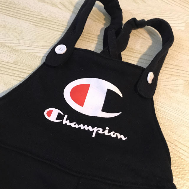 Champion(チャンピオン)の美品🍓 チャンピオン オーバーオール  80 キッズ/ベビー/マタニティのベビー服(~85cm)(カバーオール)の商品写真