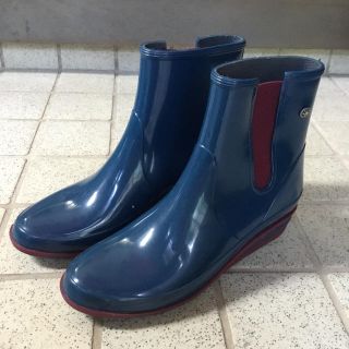 エーグル(AIGLE)のMEDUSE サイドゴアレインブーツ size37 フランス製(レインブーツ/長靴)