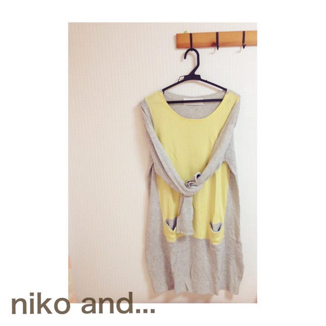 niko and...(ニコアンド)のniko and シルク混ニットワンピ レディースのワンピース(ひざ丈ワンピース)の商品写真