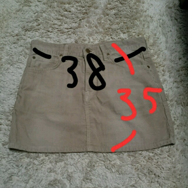 Lee(リー)のLee☆コーデュロイスカート レディースのスカート(ミニスカート)の商品写真