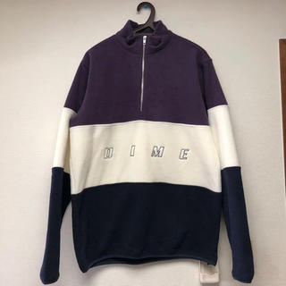 シュプリーム(Supreme)のDime フリースプルオーバー パープル(スウェット)