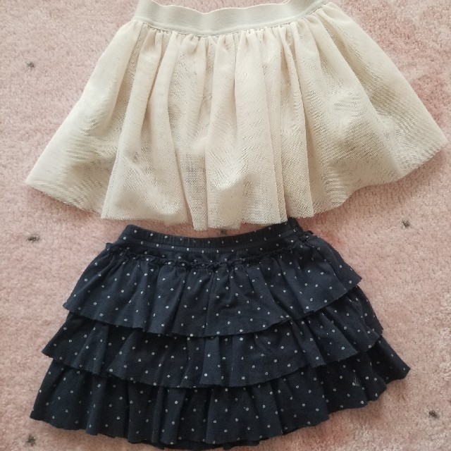 PETIT BATEAU(プチバトー)のスカート　セット キッズ/ベビー/マタニティのキッズ服女の子用(90cm~)(スカート)の商品写真