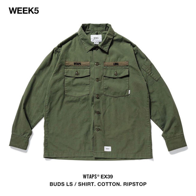 wtaps  BUDS LS オリーブMサイズ 新品未使用