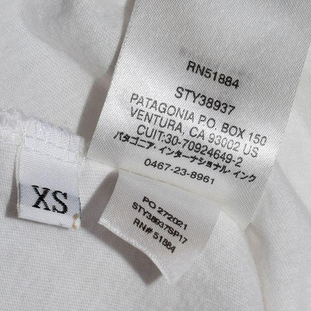 patagonia(パタゴニア)の正規品！USA製！パタゴニア  半袖Ｔシャツ XS 白 レディースのトップス(Tシャツ(半袖/袖なし))の商品写真