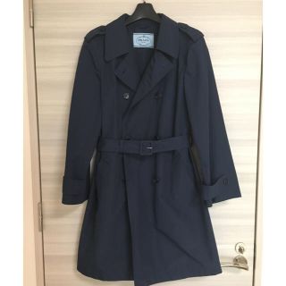 プラダ ネイビー トレンチコート(レディース)の通販 7点 | PRADAの プラダ ネイビー トレンチコート(レディース)の通販 7点 | PRADAの