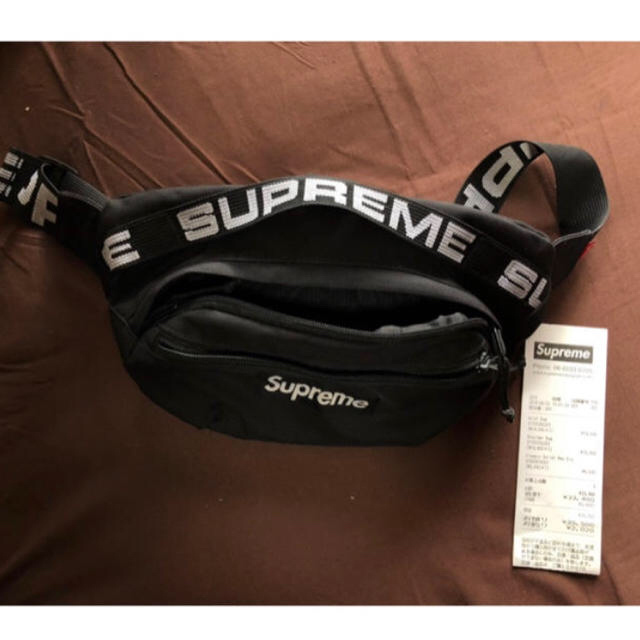 supreme waist bag ブラックとタン色　2個