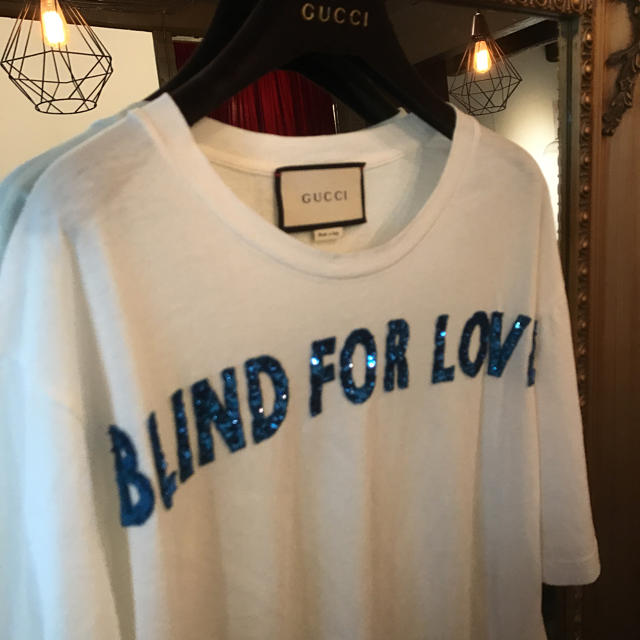 Gucci(グッチ)のGUCCI グッチ Tシャツ スパンコール ホワイト レディースのトップス(Tシャツ(半袖/袖なし))の商品写真