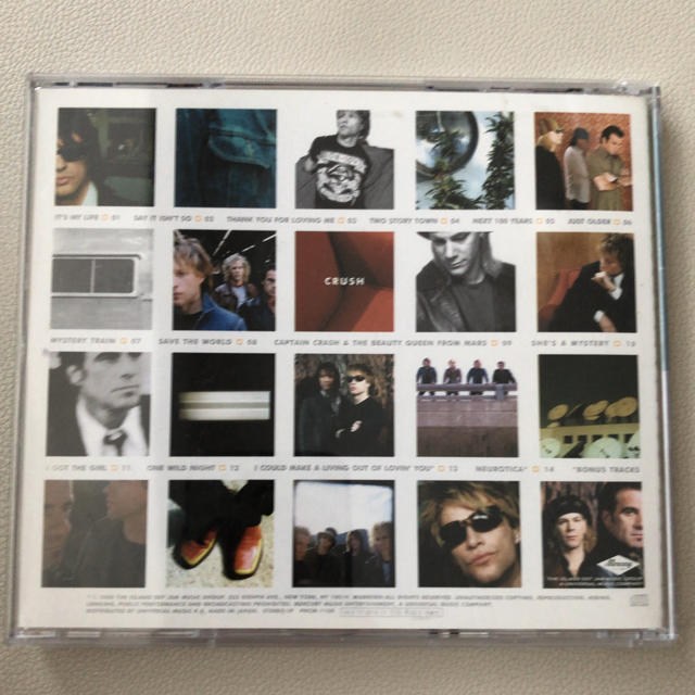 BONJOVI　ボンジョビ CRUSH クラッシュ CD エンタメ/ホビーのCD(ポップス/ロック(洋楽))の商品写真