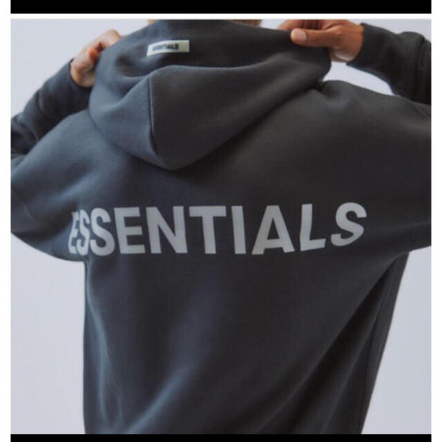 Begin掲載 新品未使用 正規品 size:M ESSENTIALS パーカー グレー