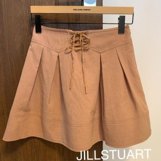 ジルスチュアート(JILLSTUART)のジルスチュアート ベージュ スカート(ミニスカート)