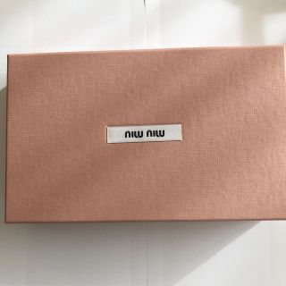 ミュウミュウ(miumiu)のmiumiuの空箱(その他)