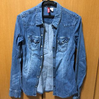 エイチアンドエム(H&M)の12 H&M デニムシャツ(シャツ/ブラウス(長袖/七分))