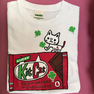 ランドリー(LAUNDRY)の☆ ランドリー  Kit Cat 猫Tシャツ Sサイズ(Tシャツ(半袖/袖なし))