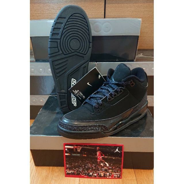 AIR JORDAN 3 RETRO Black Cat 26cm