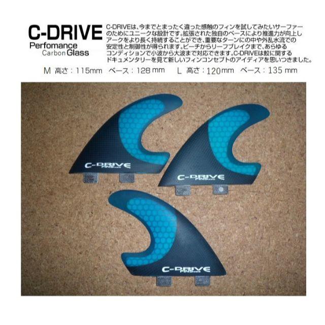 C-Drive fin FCS FIN SET -Mサイズ ブルー(新品)の通販 by cmc surf ...