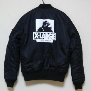 アルファインダストリーズ(ALPHA INDUSTRIES)のALPHA×X-LARGE 別注 コラボ MA-1【★ブラック★Msize★】(フライトジャケット)