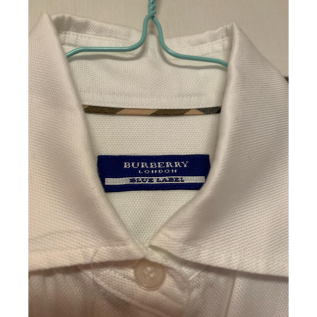 BURBERRY BLUE LABEL(バーバリーブルーレーベル)のバーバリーブルーレーベル  白ドレスシャツ レディースのトップス(シャツ/ブラウス(長袖/七分))の商品写真