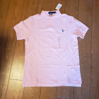 ポロラルフローレン(POLO RALPH LAUREN)のポロラルフローレン　男性ポロシャツ　未使用品　ピンク　Lサイズ(ポロシャツ)