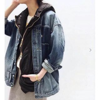 アパルトモンドゥーズィエムクラス(L'Appartement DEUXIEME CLASSE)のSTAMMBAUM OVERSIZE DENIM JACKET  タグ付未使用(Gジャン/デニムジャケット)