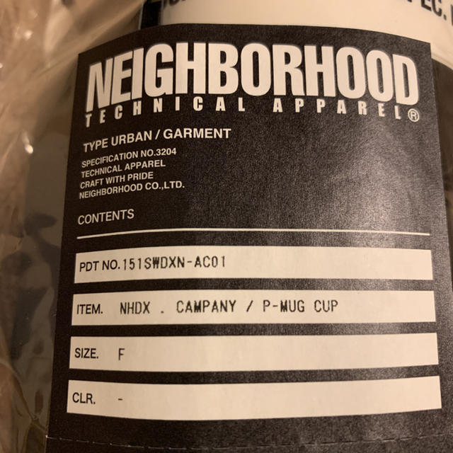neighborhood「NHDX.CAMPANY」マグカップ2個セット