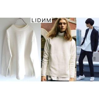 ステュディオス(STUDIOUS)のげんじ着用 LIDnM ミラノリブオフショルダーニット M 日本製(ニット/セーター)