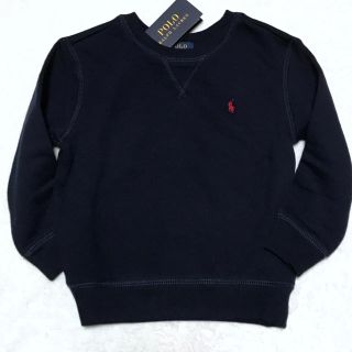 ポロラルフローレン(POLO RALPH LAUREN)の人気アイテム☆新品✨裏起毛 スウェットシャツ / ネイビー 6/120(ジャケット/上着)