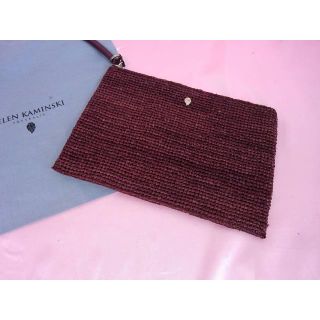 ヘレンカミンスキー(HELEN KAMINSKI)の ヘレンカミンスキーKarinaラフィアクラッチバッグ¥17280  E042A(クラッチバッグ)