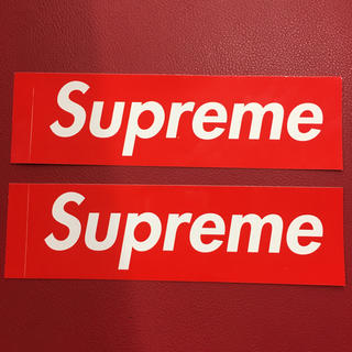 シュプリーム(Supreme)の Supreme Box Logo ステッカーシール 2枚(ステッカー)