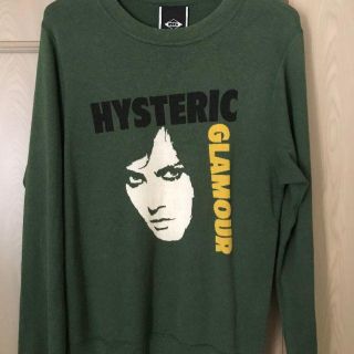 ヒステリックグラマー(HYSTERIC GLAMOUR)のHYSTERIC GLAMMER トレーナー　グリーン　男女兼用(スウェット)